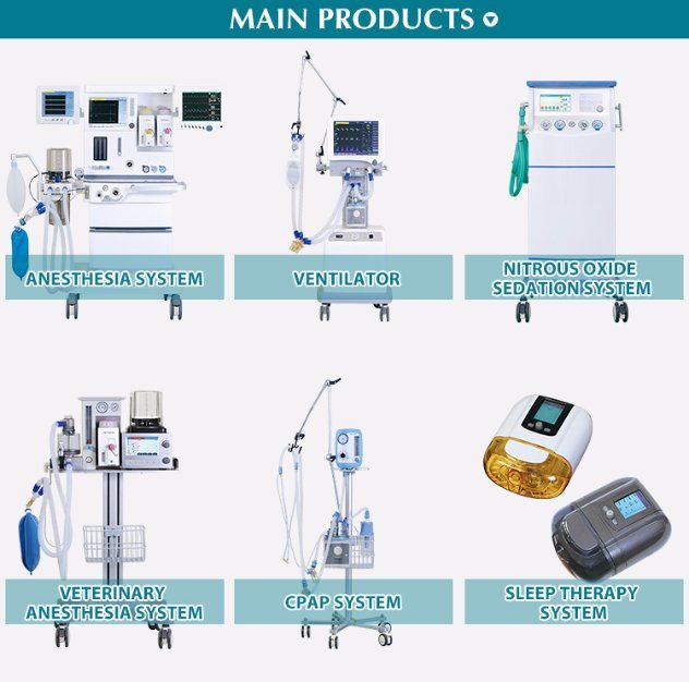 2018 New Arrival Nlf-200d CPAP Machine China Supplies Direct Neonatal Ventilator