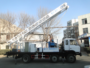 300m Depth Water Well Drilling Rig Mounted on The Truck