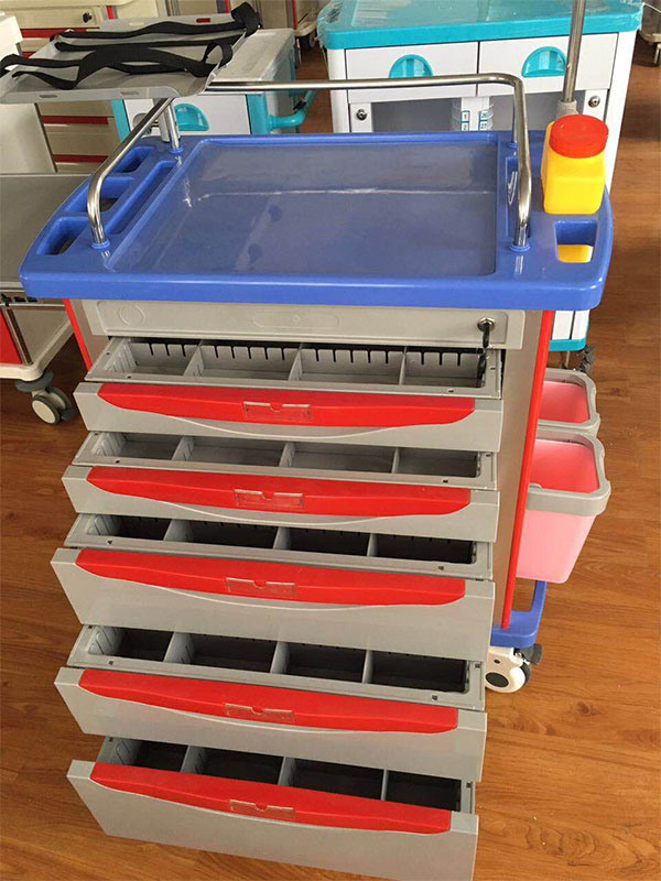 Emergency Cart Hospital Furniture (THR-ET-8500IA)