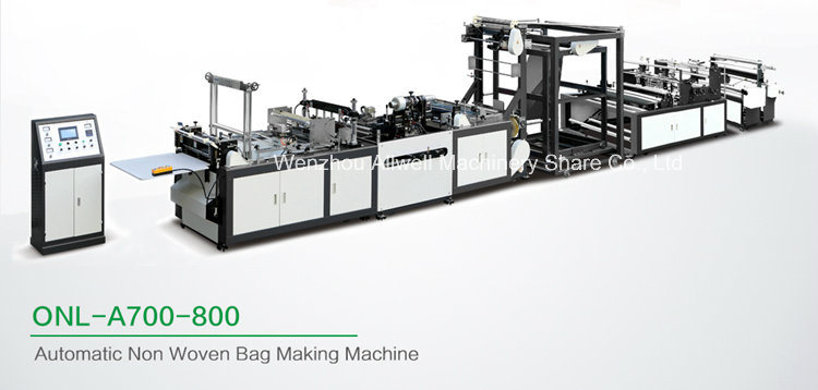 Full Automatic Non Woven Zipper Bag Making Machine (AW-A800)