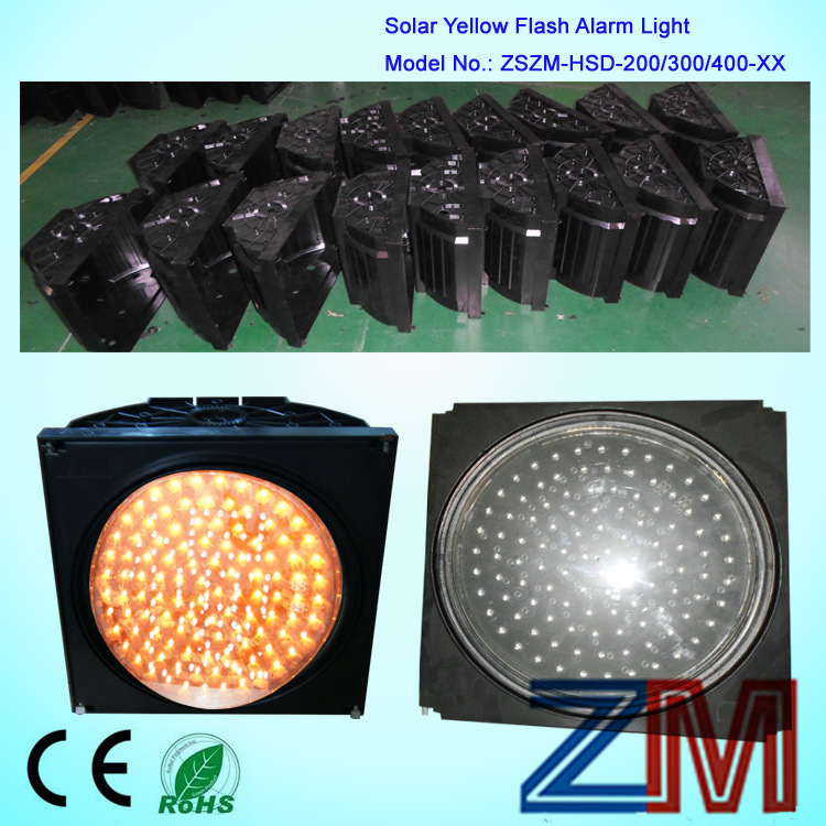 Popular Style Solar Traffic Warning Light / LED Flashing Light for Caution