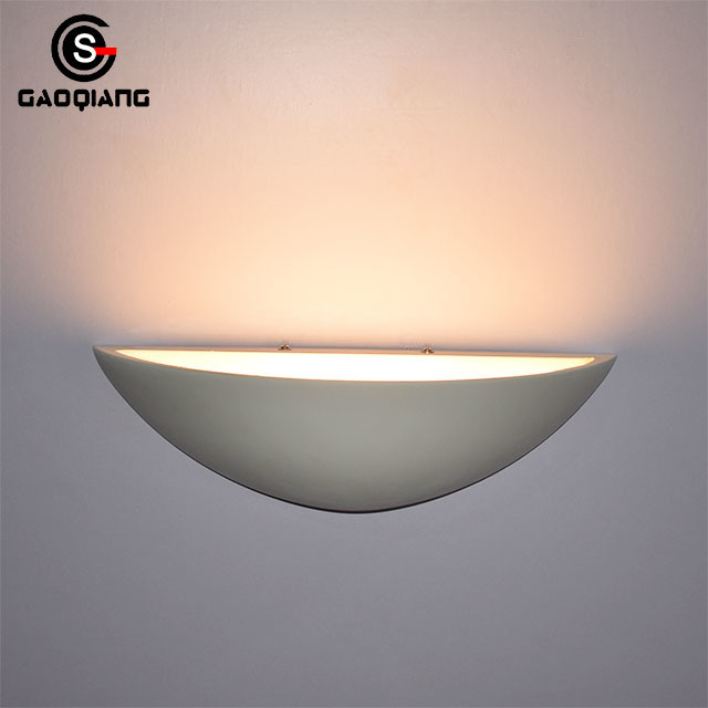 Indoor LED Modern Small Gypsum Plaster Wall Lamp Wall Light