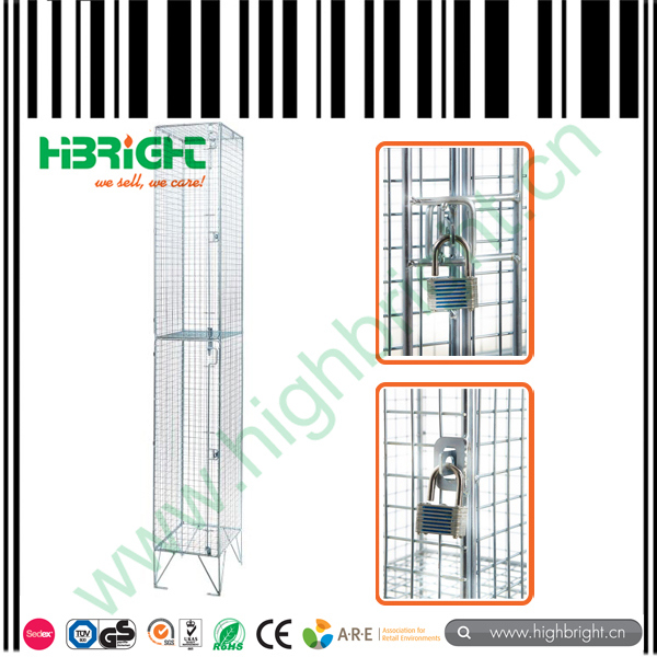 High Quality Zinc Galvanizing Steel Storage Wire Mesh Locker