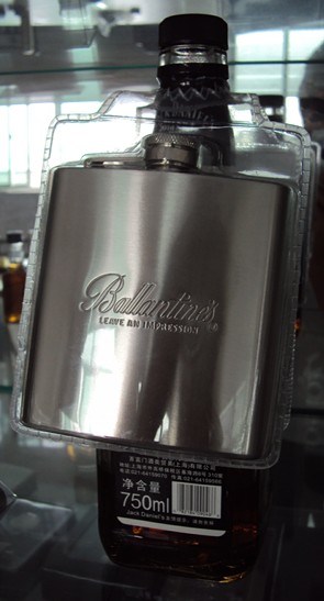 Stainless Steel Whisky Liquor Hip Flask (R-HF020)