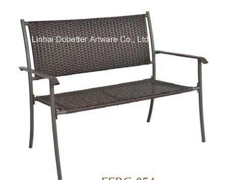 Kd Steel Loveseat Rattan Chair