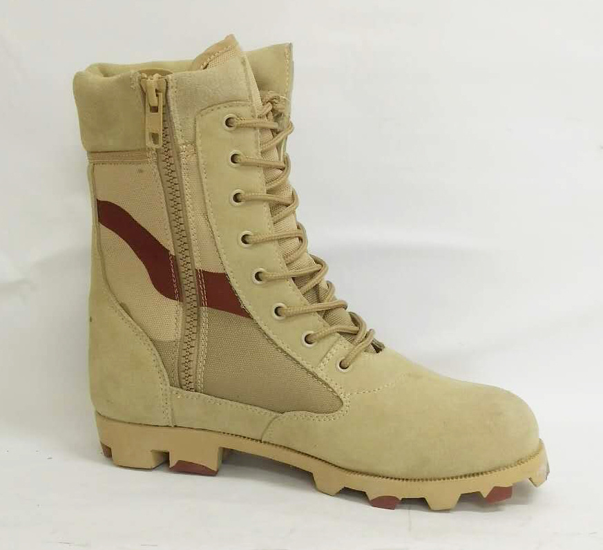 Genuine Military Hunting Desert Safety Boot with Zipper