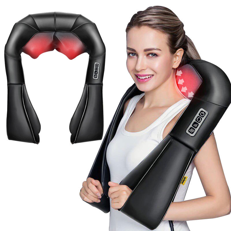 Electric Car Seat HeatedÂ  Shoulder Massager Deep Kneading Massage Belt