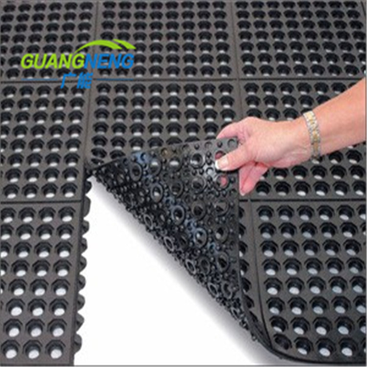 Interlocking Anti Slip Rubber Hollow Mat /Indoor Bath Shower Mat