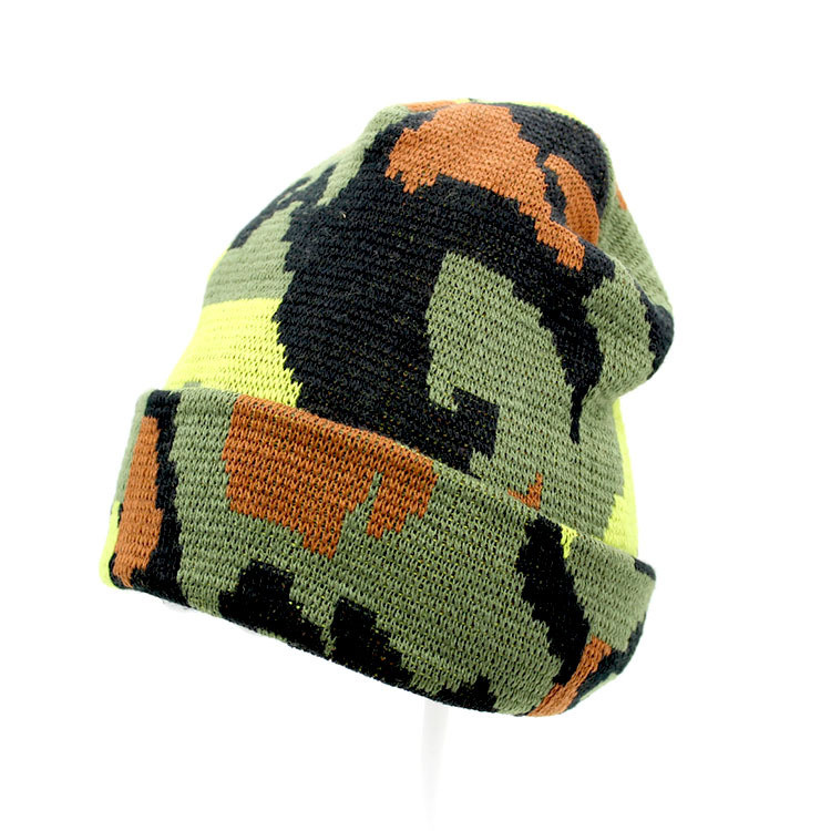 Wholesale Custom Camo Beanie for Adult