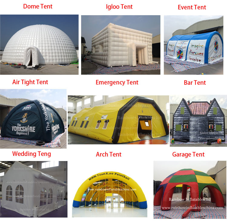 Inflatable Dome Tent and Advertising Tent for Camping and Exhibitions