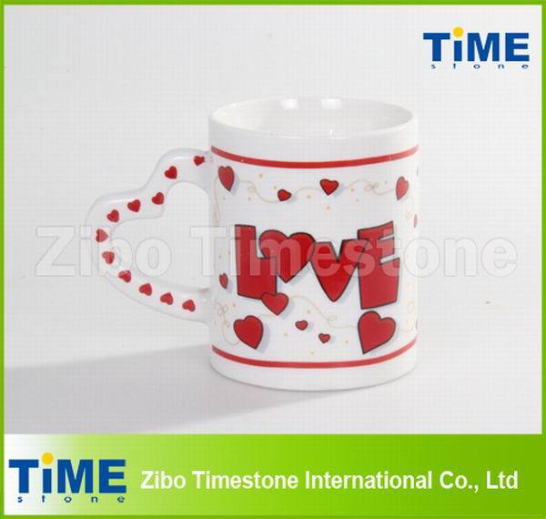 White Porcelain Gift Box Love Mug