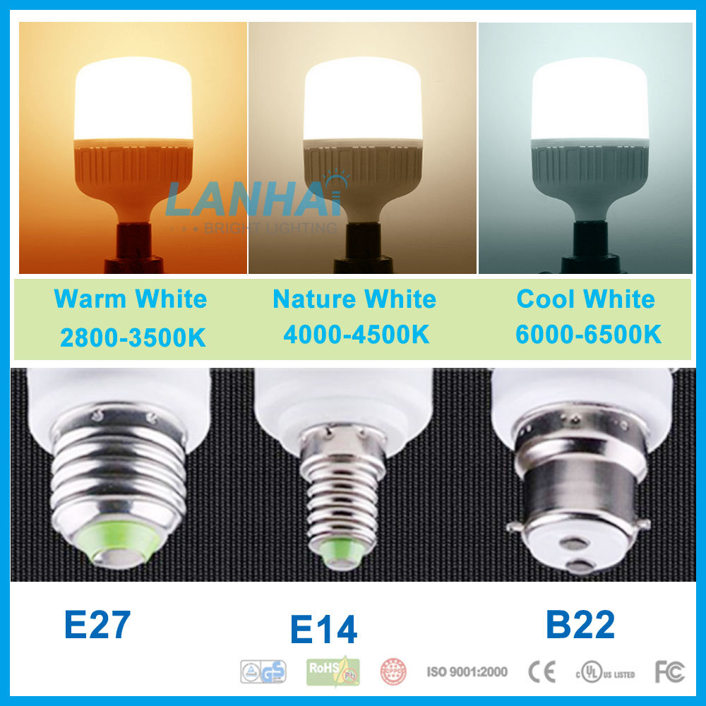 Low Voltage 12V/24V/36V 5W/10W/15W/20W/25W Tall Cylinder LED Bulb Light