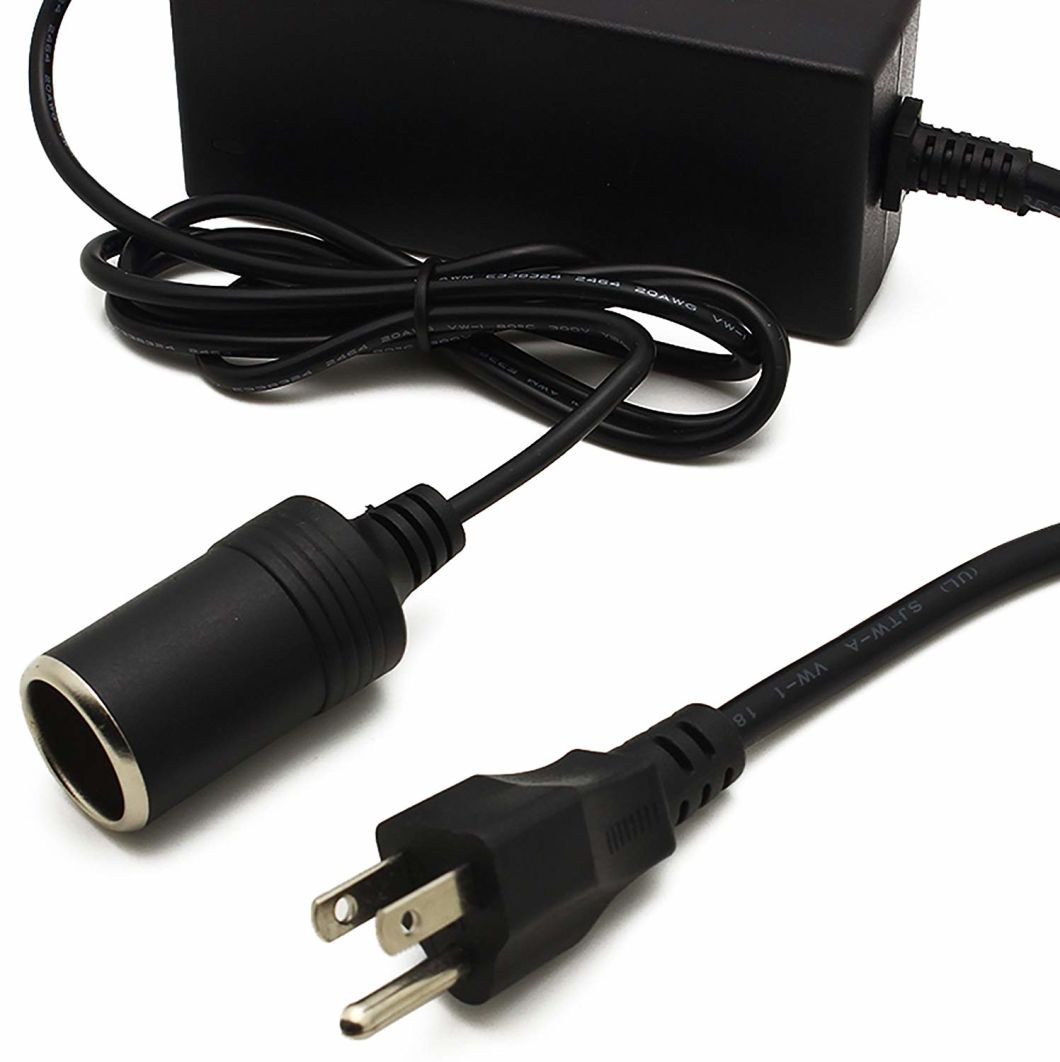 12V DC Power Adapter with Car Cigarette Lighter Socket