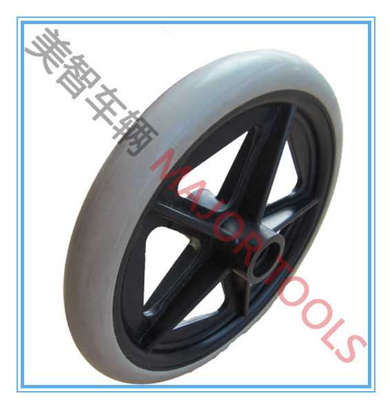 Environment Friendly Flat Free PU Foam Electrical Wheelchair Wheel