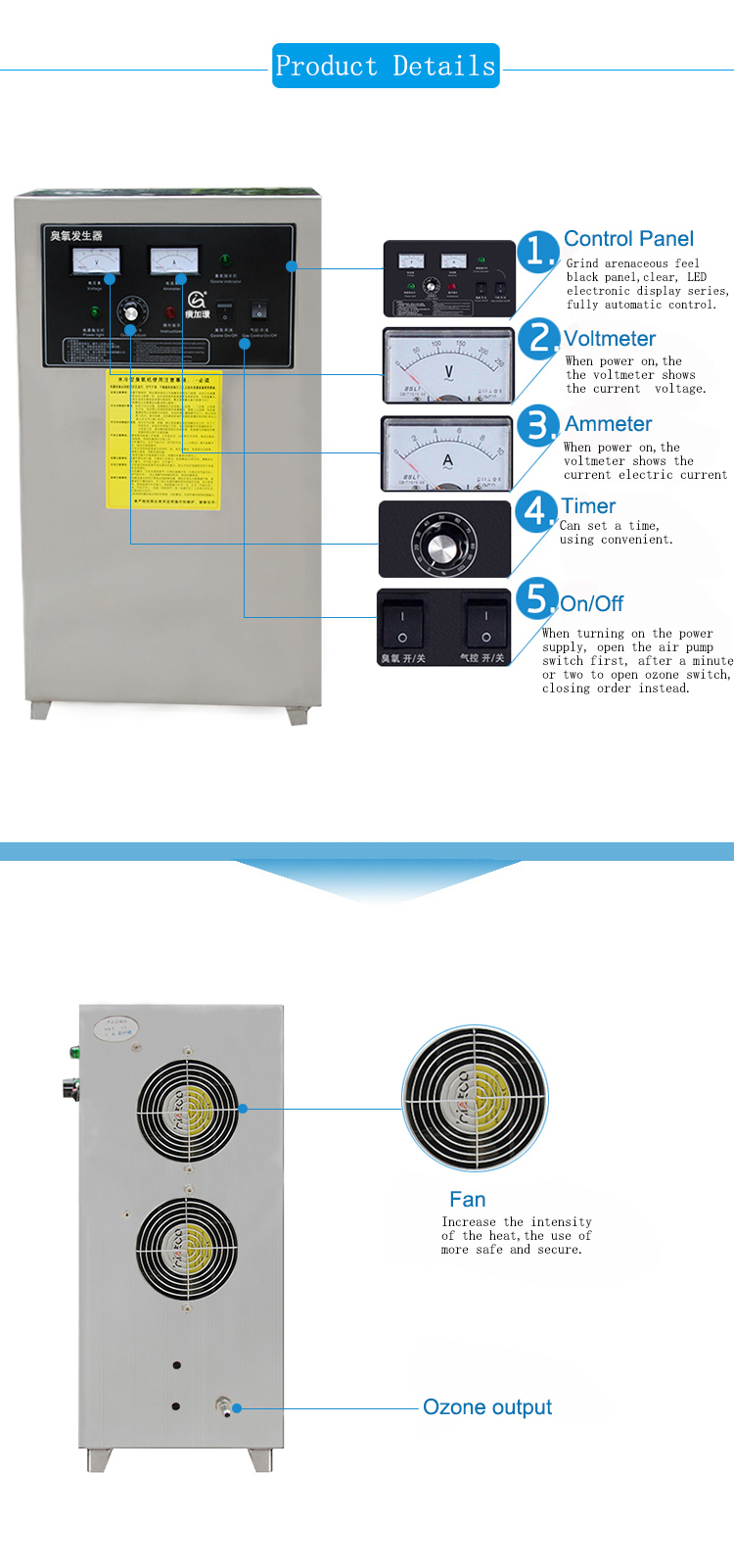 High Effective Air Deodorizer Ozone Machine in Home Air Conditioning