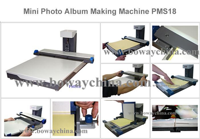 Laminated Photographic Paper Card Mini Photobook Station Photo Book Album Maker Making Machine Pms12