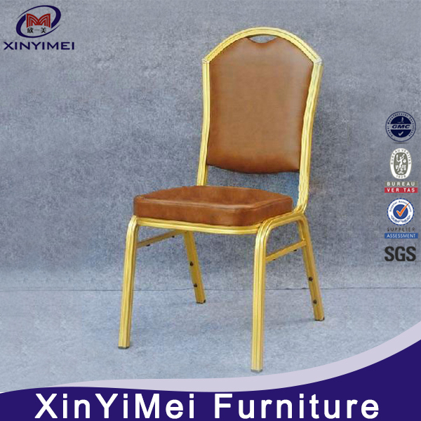 Promotional Cheap Hotel Restaurant Banquet Dining Metal Aluminum Iron Steel Chair (XYM-L187)