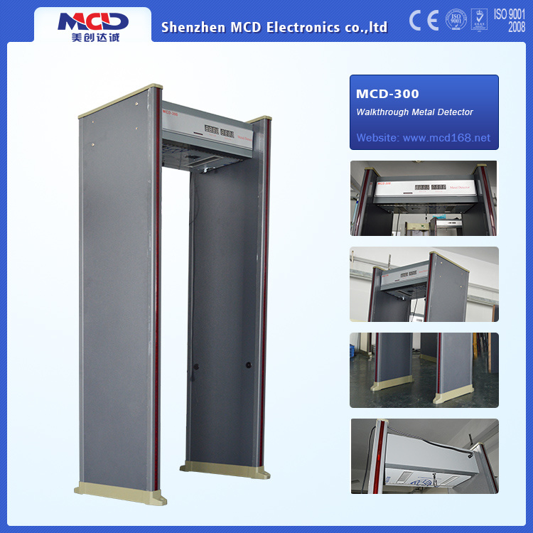 LED Display Outdoor Waterproof Walkthrough Metal Detector (MCD-300)