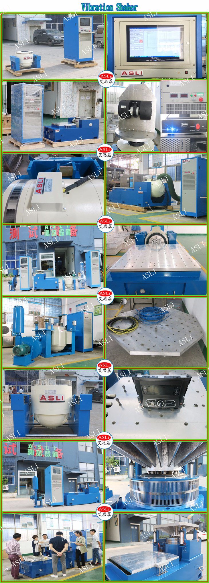 High Quality Electrodynamics Vibration Shaker Table in Testing Equipment