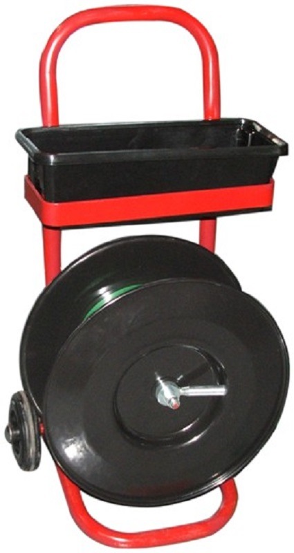 Movable Strapping Dispenser Cart with Toolbox