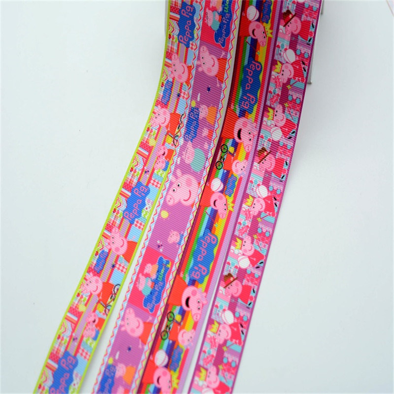 Custom Cherry Print Grosgrain Ribbon for Bows