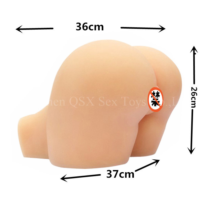 1: 1 Real Big Silicone Ass Sex Doll for Male Masturbation