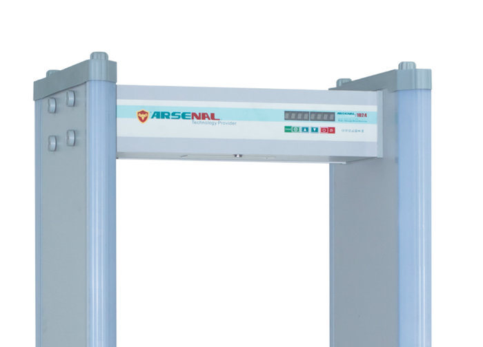 300 Level High Sensitivity Archway Metal Detectors 18 Zones Walk Through Metal Detectors