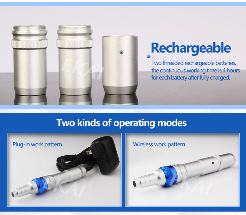 Microneedling Derma Pen 2 PCS Rechargeable Batteries Dr. Pen