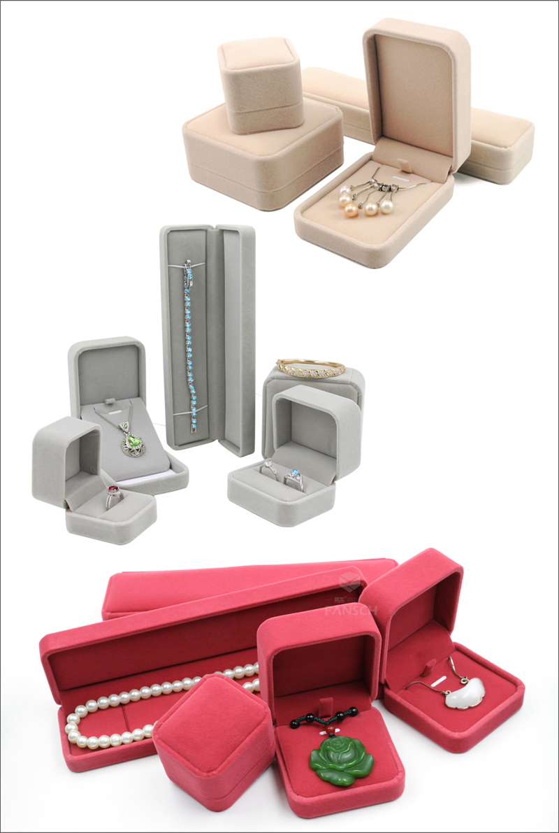 LED Jewelry Packing Boxes Fashion PU Boxes for Jewelry