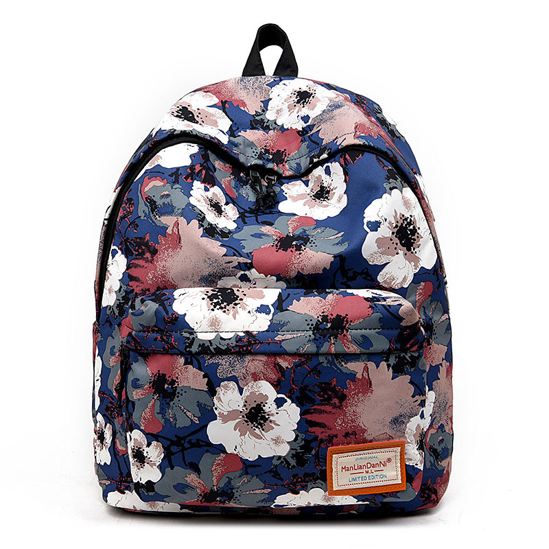 Fashion 600d Polyester Digital Printing School Bag Travel Backpack