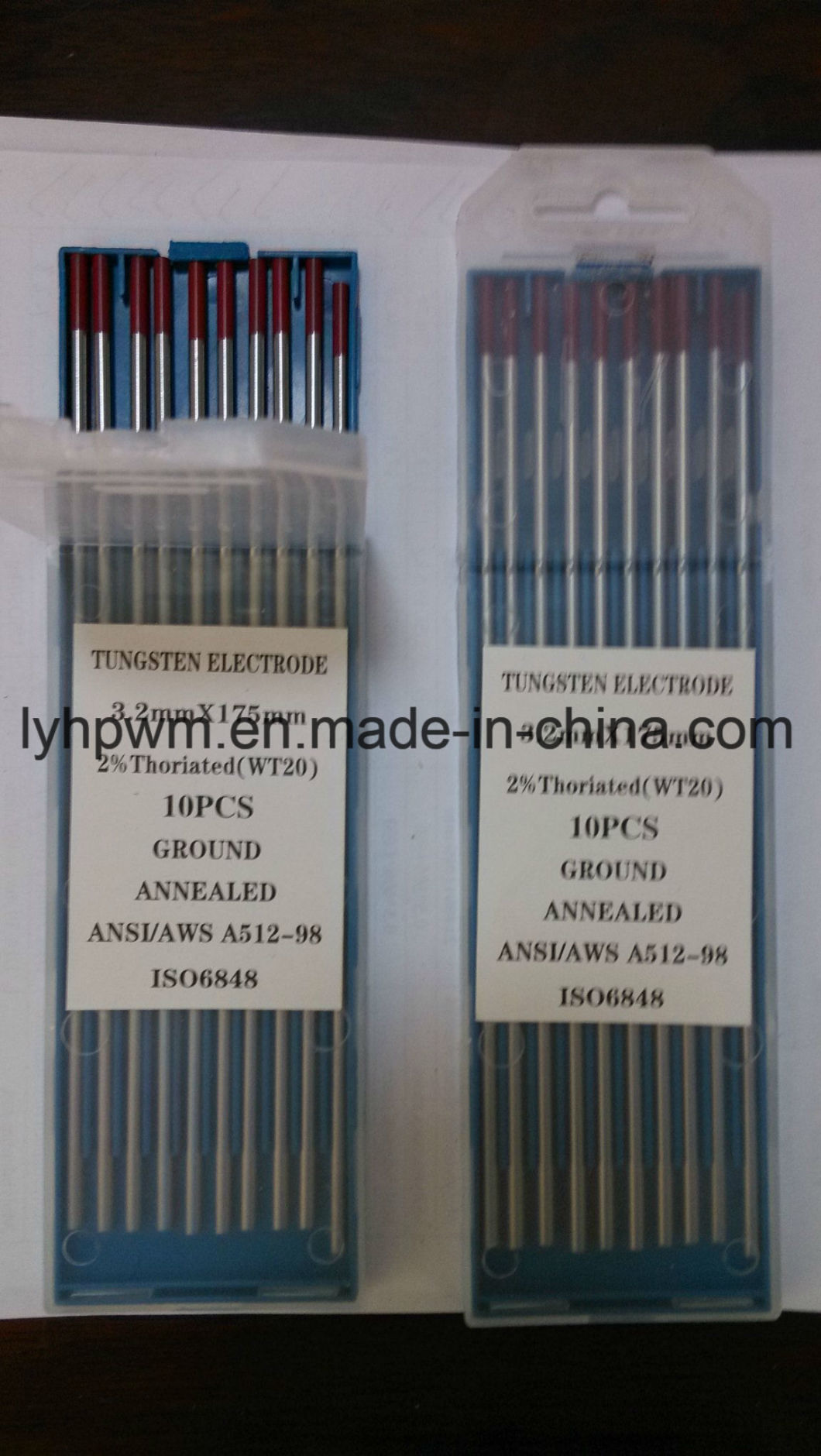 Green Pure Tungsten Welding Electrode