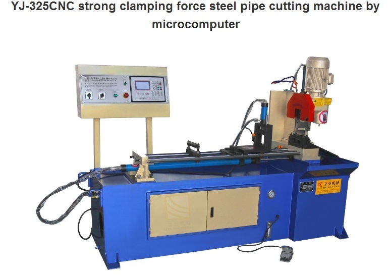 Yj-325CNC Strong Clamping Force Steel Pipe Cutting Machine by Microcomputer
