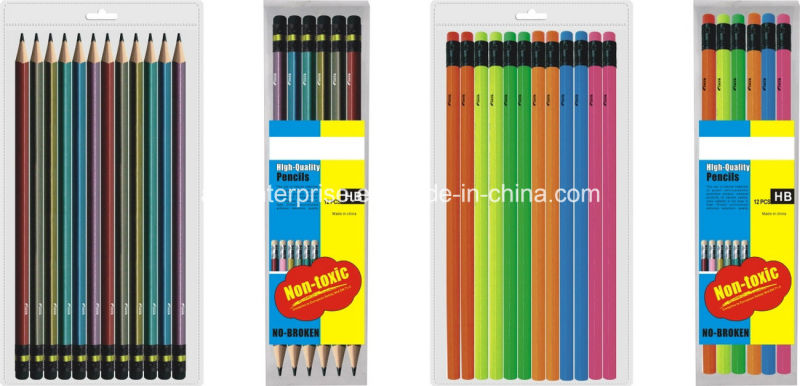 High Quality Hb Wooden Pencil with or Without Eraser