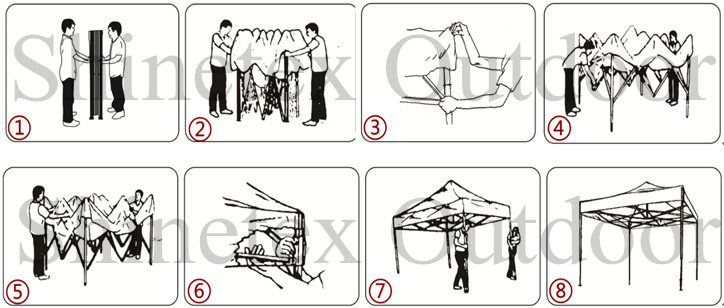 Promotional Garden Gazebo Canopy Folding Tents 10X10