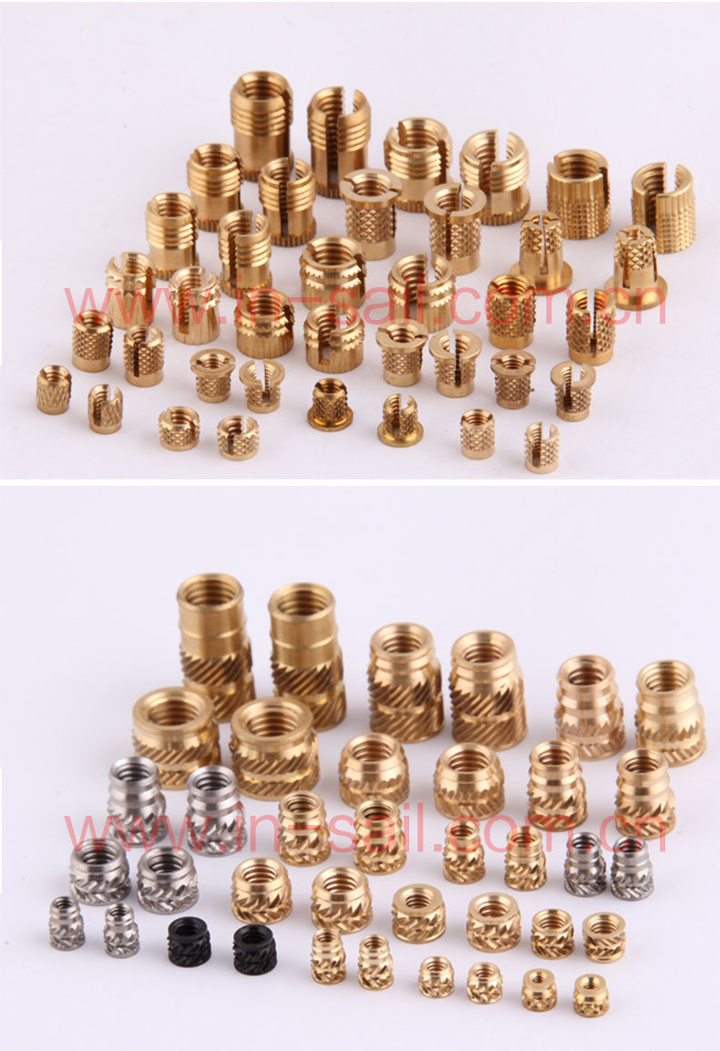 M6 Brass Insert Nut for ABS China Fastener Supplier