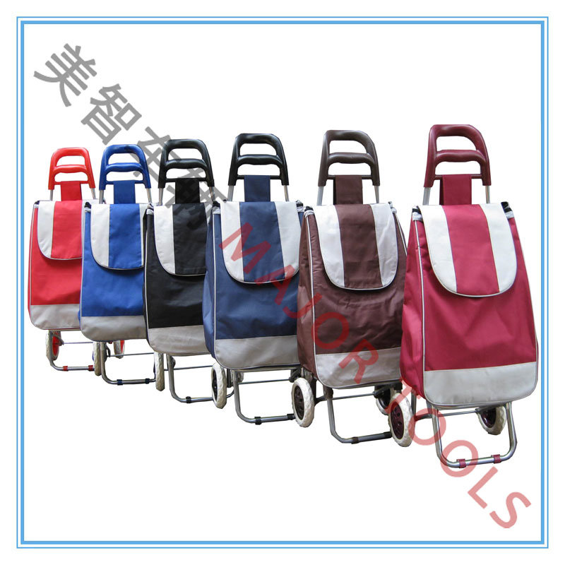 Supermarket Climbing Stair Folding Trolley Bag Shopping Cart