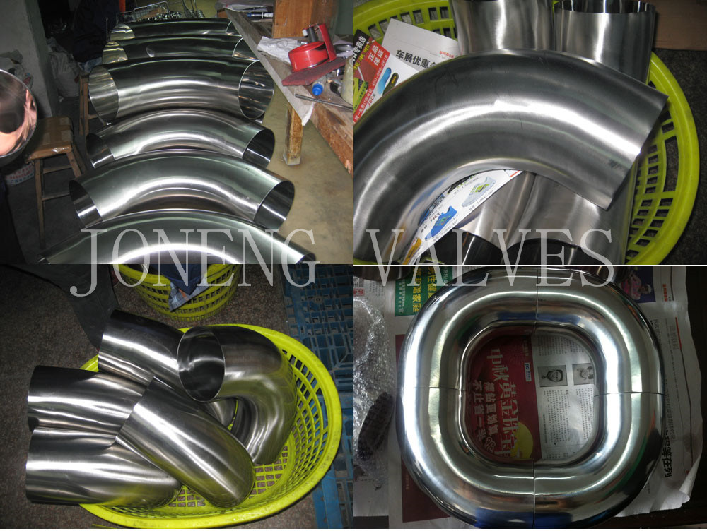 China Stainless Steel Sanitary Hygienic Low Sulfur Bend Elbow Tube Pipe Fitting (JN-FT5001)