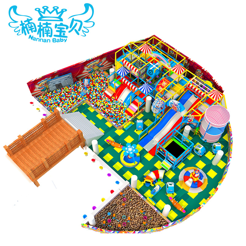 Manufacture Customeized Indoor Construction Soft Play Center