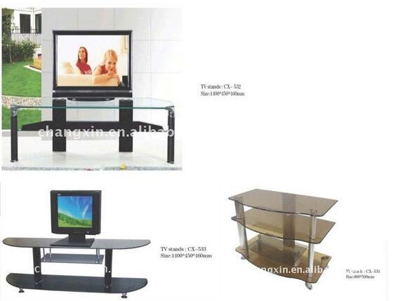 New Fashion Tempered Glass TV Stand