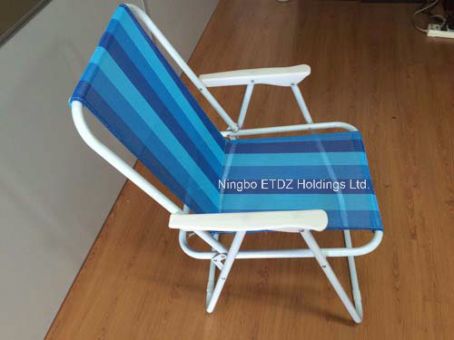 Steel Spring Folding Chair for Camping (strips) (ETF06016)