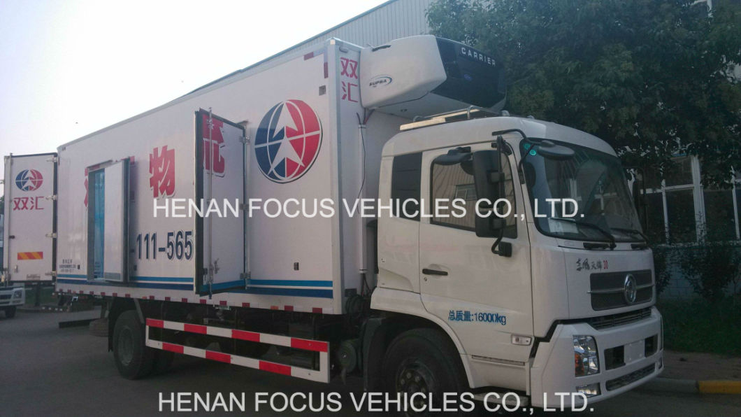 China Maker Dongfeng Cold Van Freezer Vehicle Refrigerator Truck