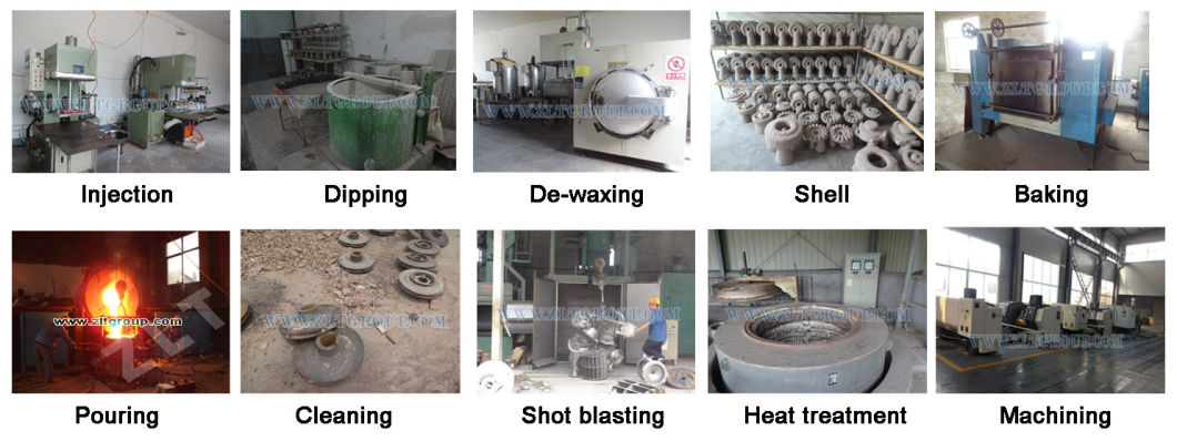 Carbon/Stainless Steel Precision Casting Centrifugal Pump Parts