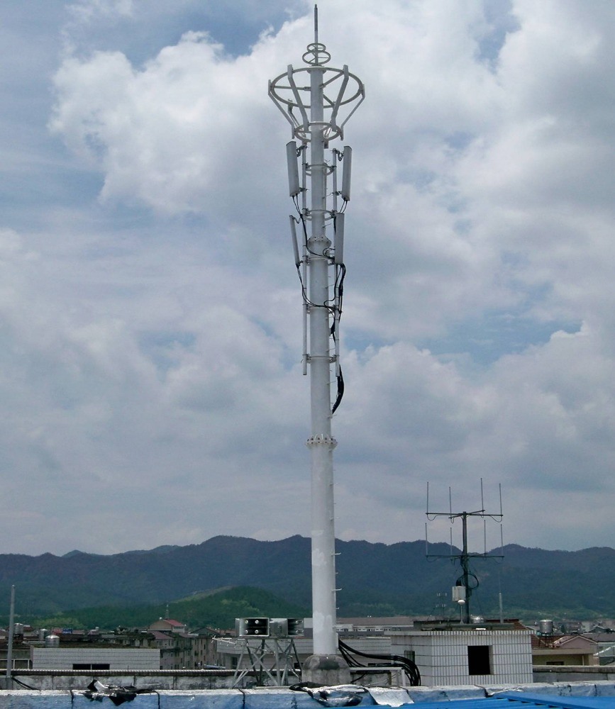 Telecom Monopole Steel Antenna Tower