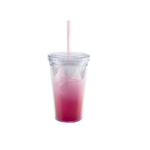 The Most Popular and The Cheapest Plastic Cup with Straw