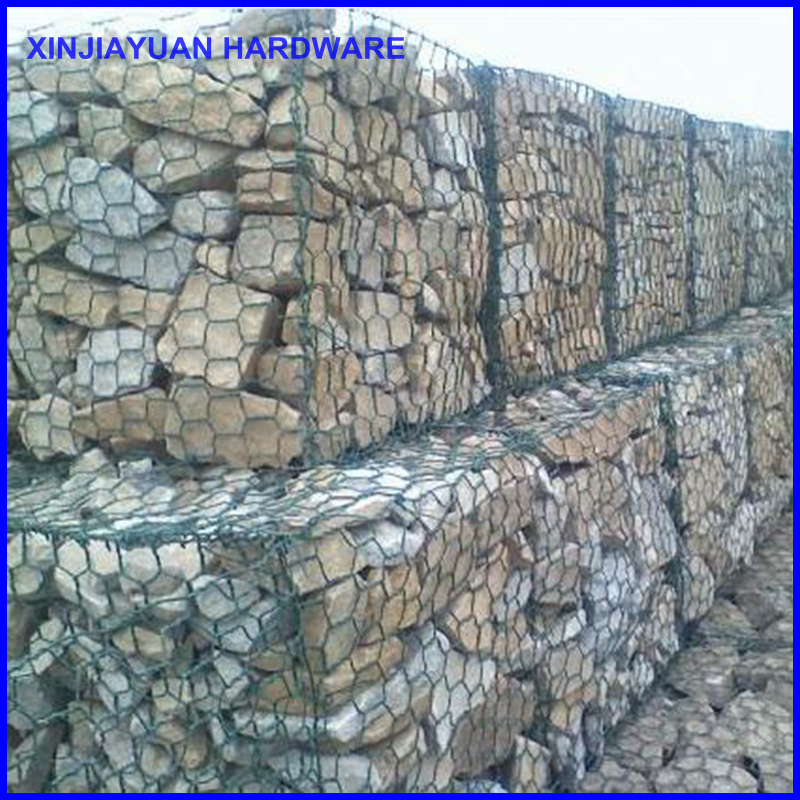 High Strength PVC Coated Stone Gabion Basket Box