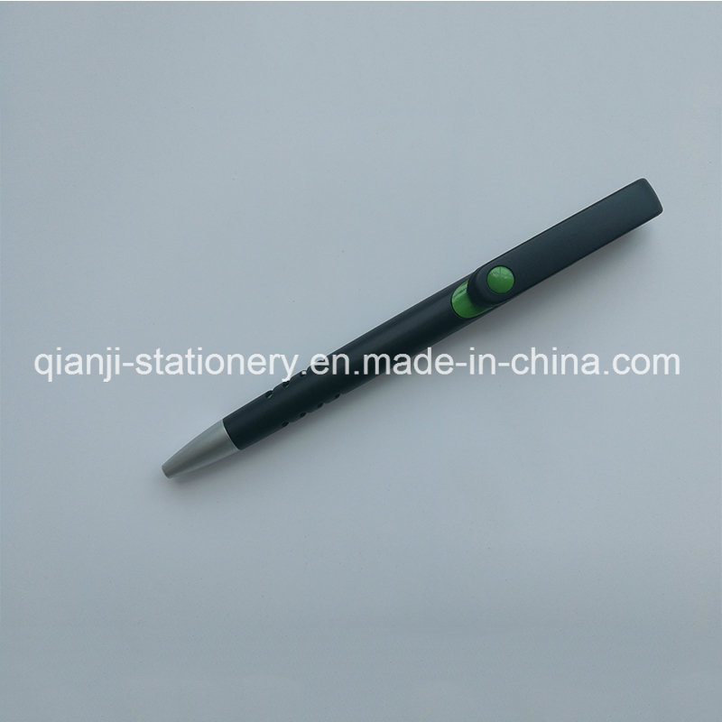 Black Plastic Promotional Pen with Logo (P1001C)