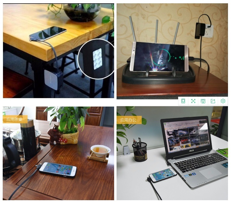 Hot Sale Wall-Mounted Durable Retractable Reel Micro USB Cable