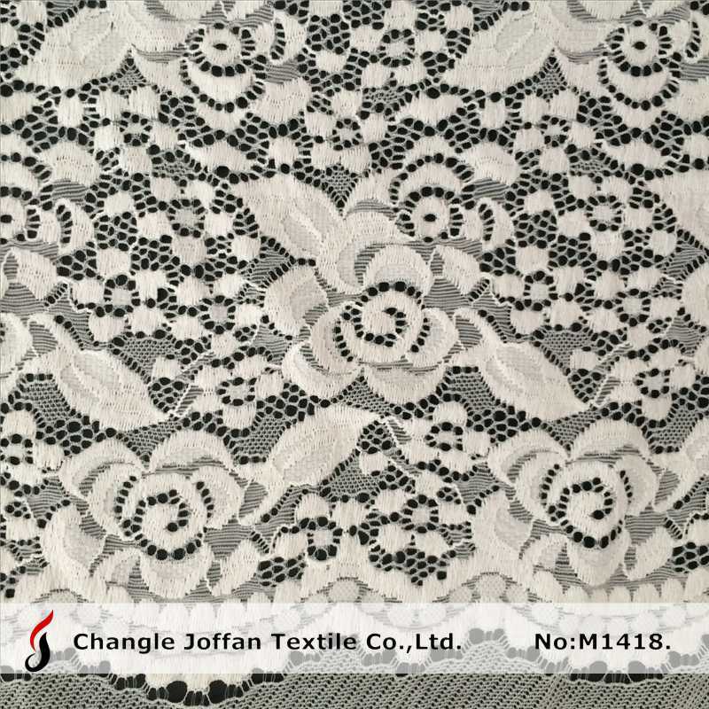 Fashion Nylon Spandex Jacquard Lace (M1418)