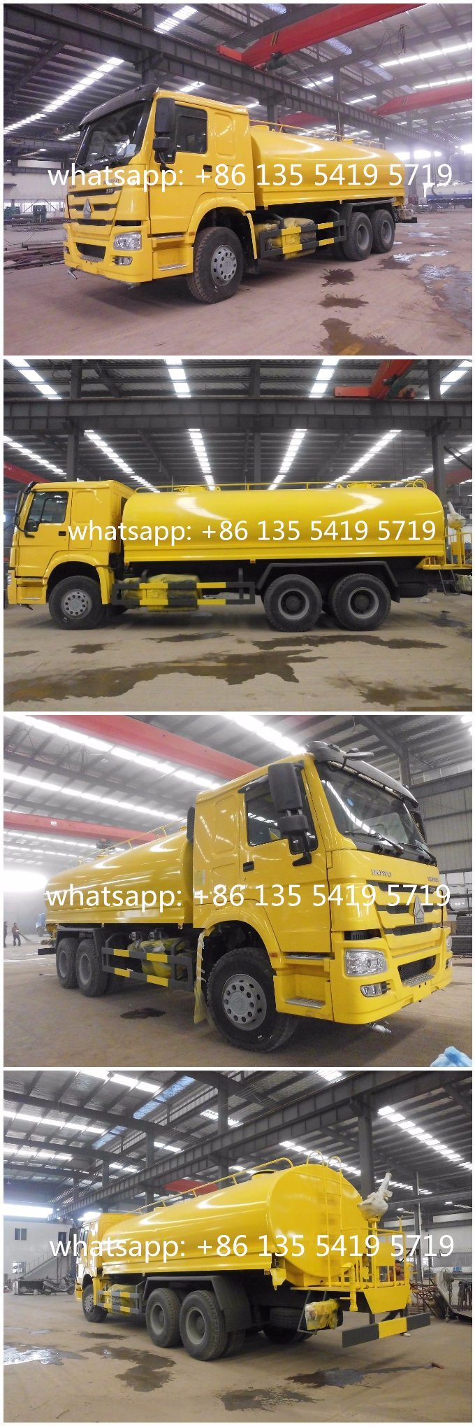 HOWO 6X4 20000L 20m3 Watering Truck 20tons Water Spraying Truck