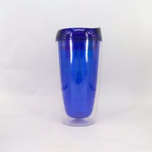 Hot Sale Plastic Tumbler with Straw Double Wall